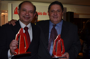 Antonio Américo, Diretor Comercial da Azul; e Antonio Bandeira, da Qatar