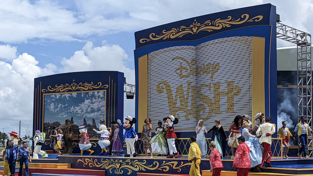 Disney oficialmente batiza o novo navio de cruzeiro Disney Wish