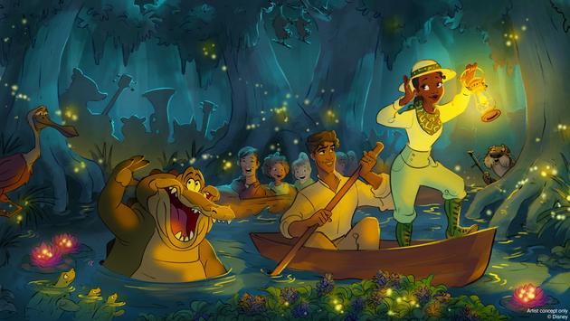 Disney vai estrear Tiana's Bayou Adventure em 2024