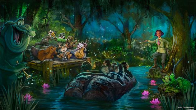 Disney anuncia data de encerramento da Splash Mountain e revela detalhes da nova aventura de Tiana em Bayou